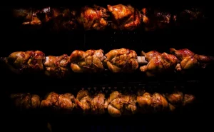poulets rôti sur broche restaurant des allées layrac