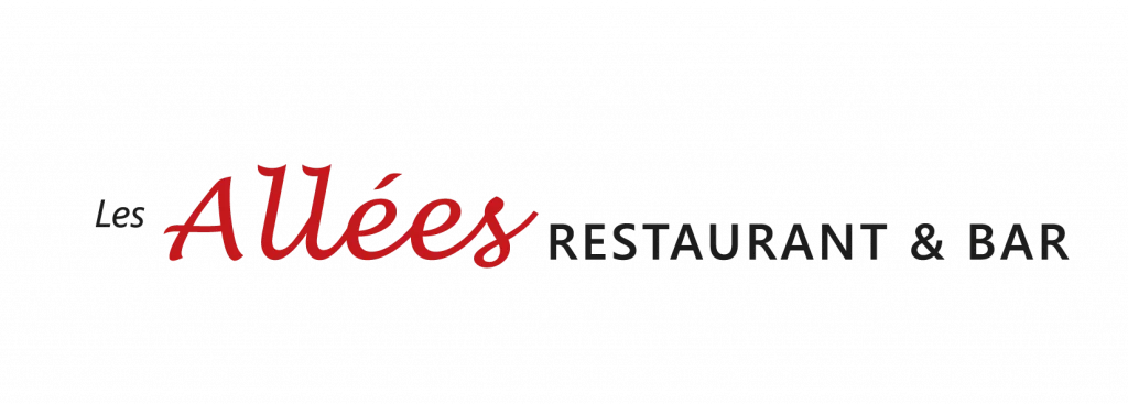 logo horizontal restaurant et bar des allées layrac